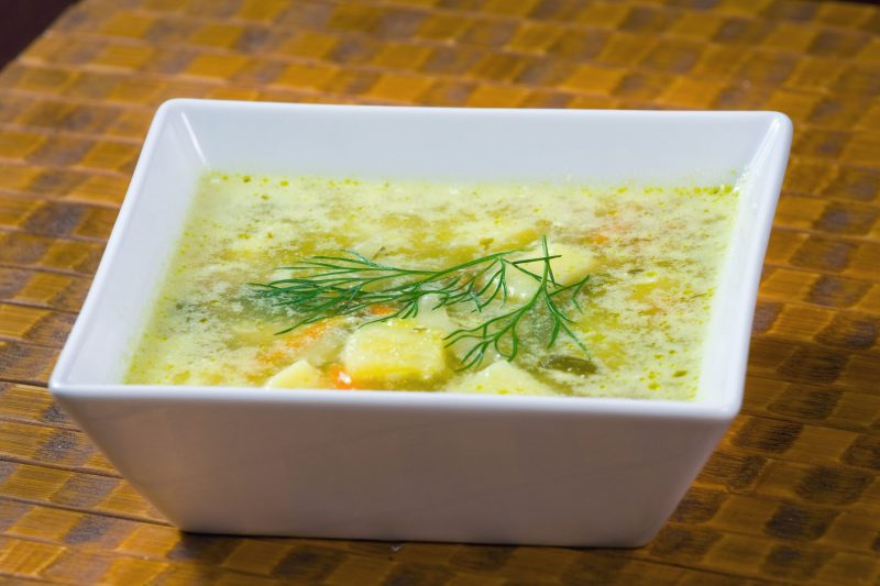 Домашний суп наваристый